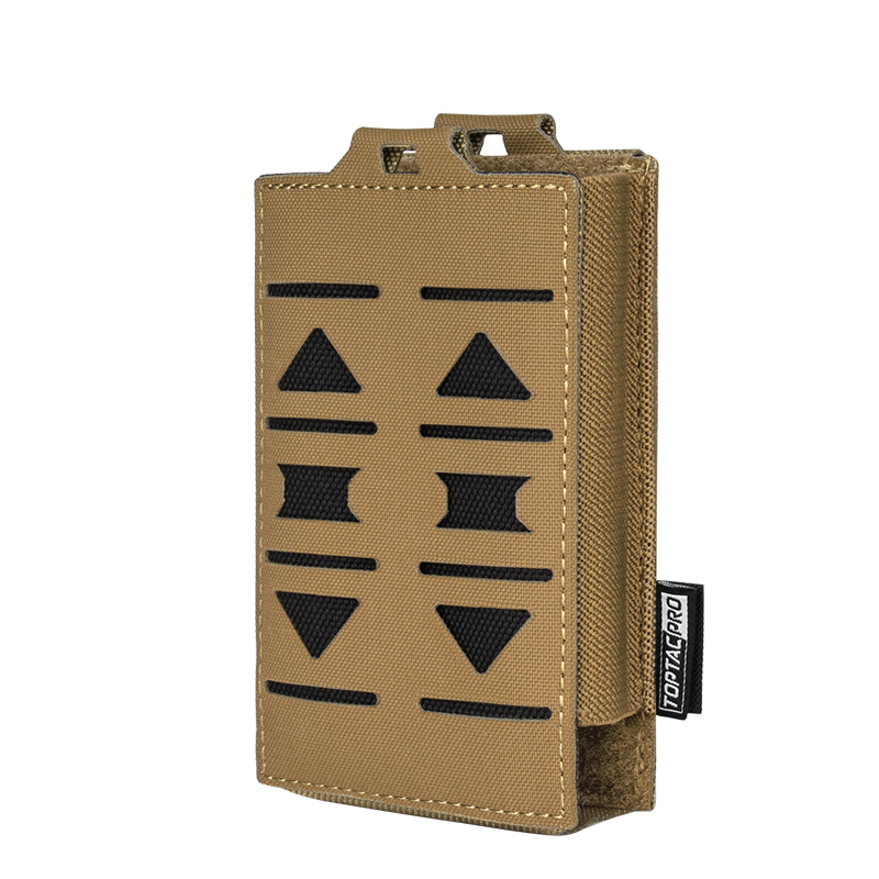 TOPTACPRO Tactical Mag Pouch 5.56mm MOLLE Single Mag Carrier Laser Cut Design Airsoft 8514