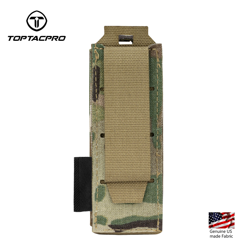 TOPTACPRO Tactical 9mm Mag Pouch MOLLE Pouch With Hook Handle 8516