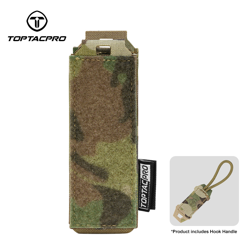 TOPTACPRO Tactical 9mm Mag Pouch MOLLE Pouch With Hook Handle 8516