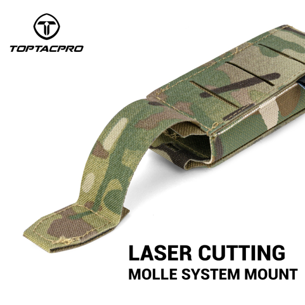 TOPTACPRO Tactical 9mm Mag Pouch MOLLE Pouch With Hook Handle 8516