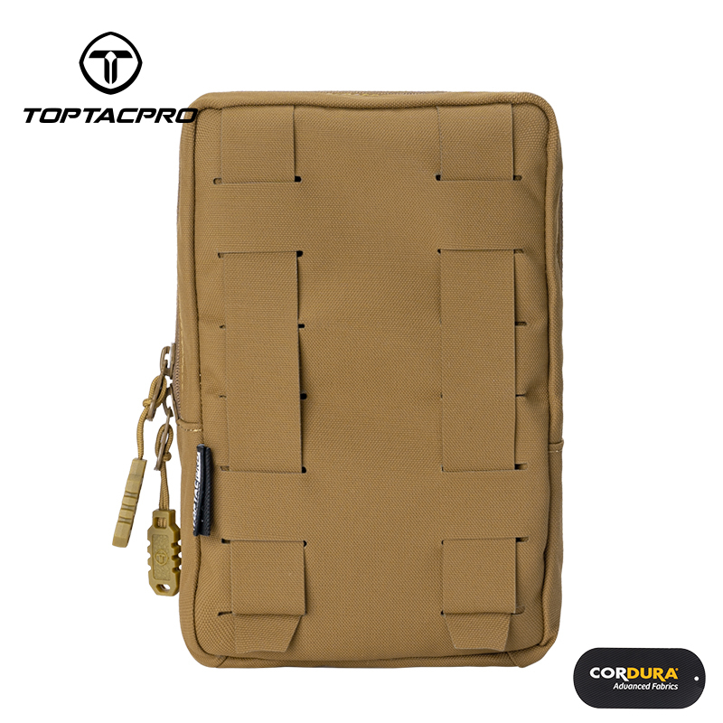 TOPTACPRO Tactical Pouch MOLLE Utility Pouch Military Duty Hunting 500D Cordura Nylon 8518