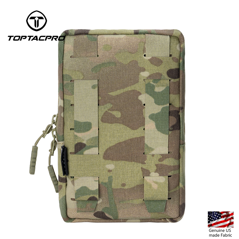 TOPTACPRO Tactical Pouch MOLLE Utility Pouch Military Duty Hunting 500D Cordura Nylon 8518