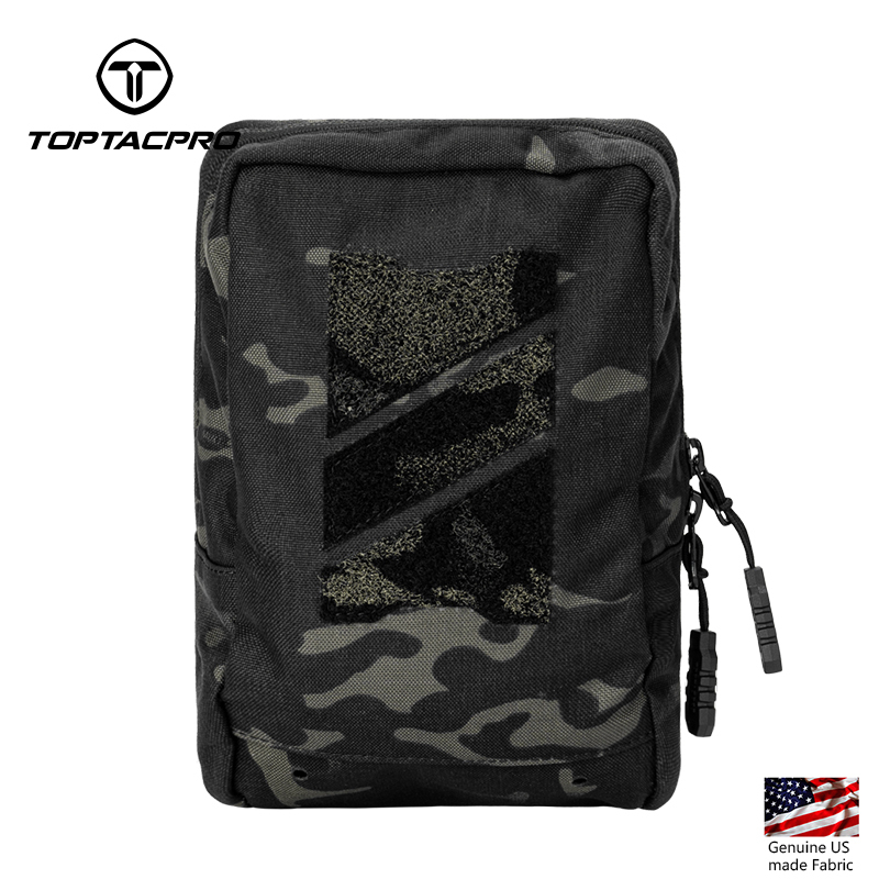 TOPTACPRO Tactical Pouch MOLLE Utility Pouch Military Duty Hunting 500D Cordura Nylon 8518