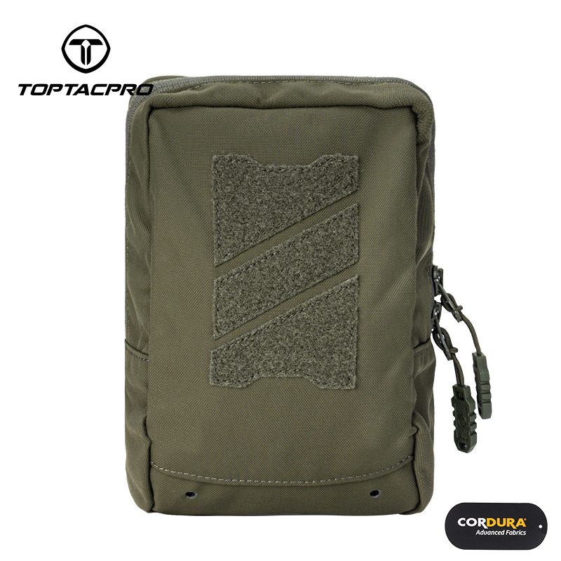 TOPTACPRO Tactical Pouch MOLLE Utility Pouch Military Duty Hunting 500D Cordura Nylon 8518