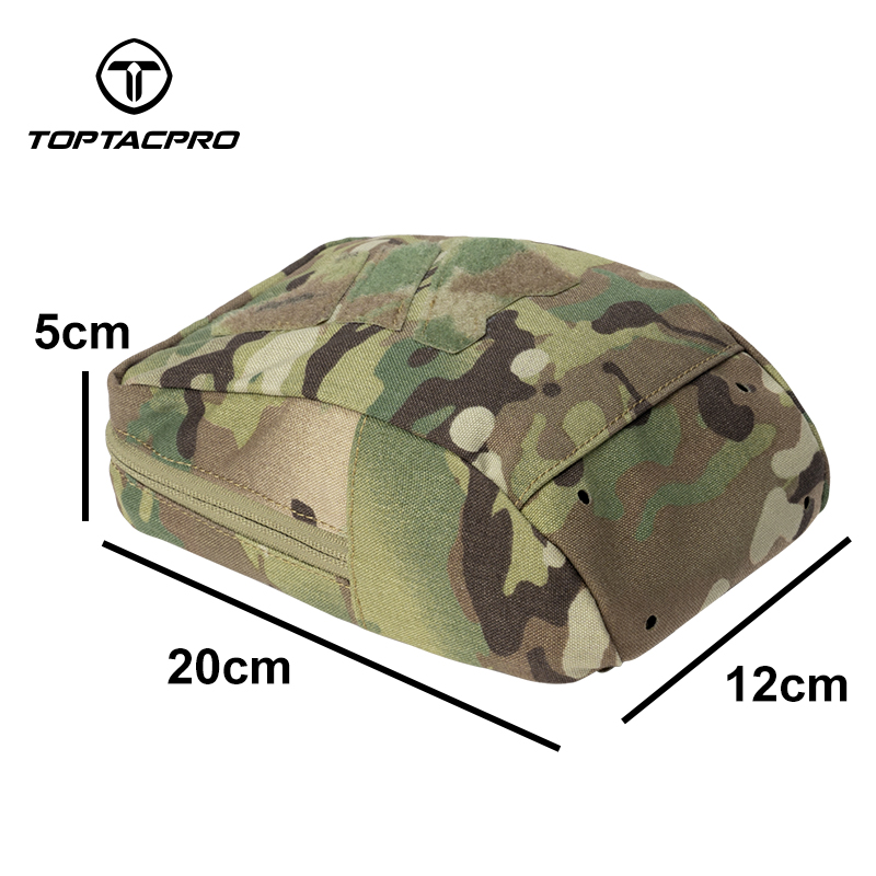 TOPTACPRO Tactical Pouch MOLLE Utility Pouch Military Duty Hunting 500D Cordura Nylon 8518