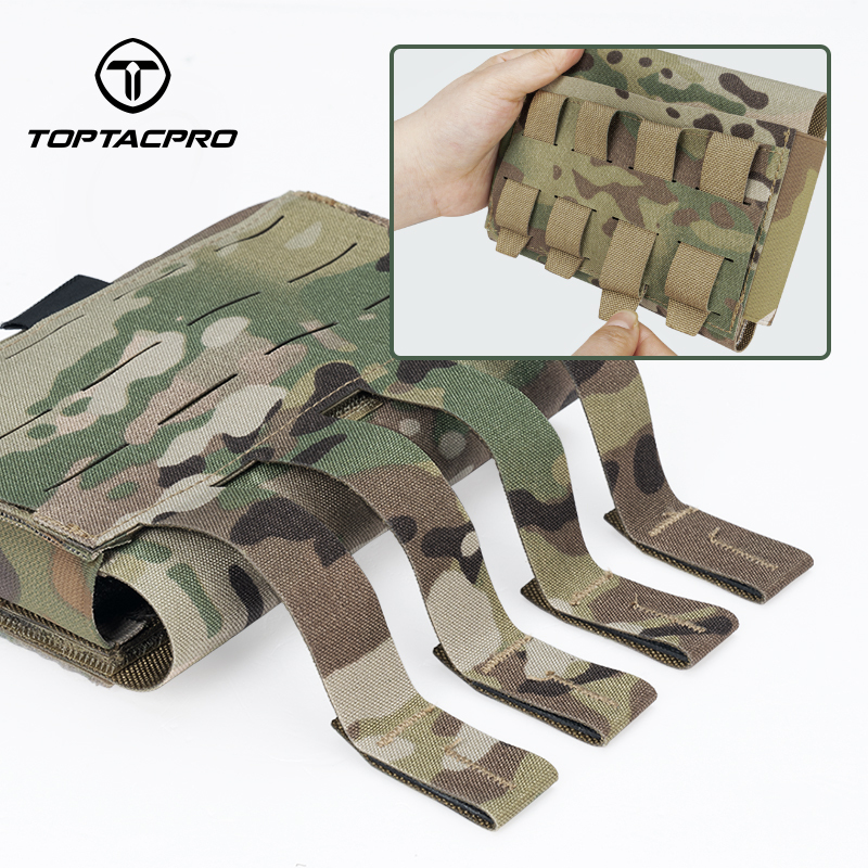TOPTACPRO Tactical Micro Medical Pouch Tourniquet Holder Survival Molle First Aid Kits Quick Release 8519