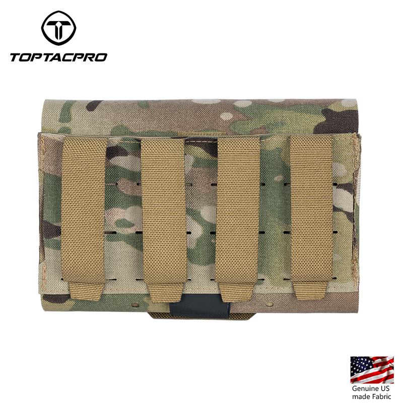 TOPTACPRO Tactical Micro Medical Pouch Tourniquet Holder Survival Molle First Aid Kits Quick Release 8519