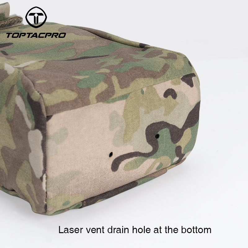 TOPTACPRO Tactical MOLLE Dump Pouch Drawstring Foldable Magazine Organizer 8520