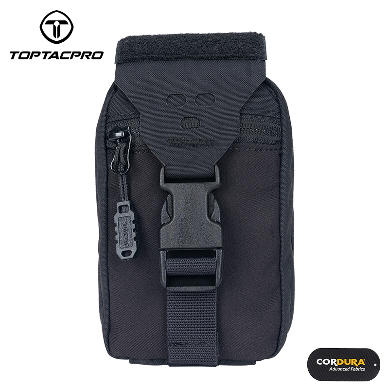 TOPTACPRO Removable Tactical Medical Pouch Rip-away MOLLE IFAK Pouch for Camping Traveling 8521