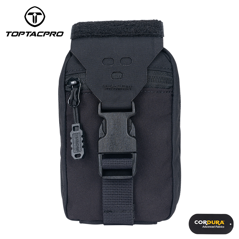 TOPTACPRO Removable Tactical Medical Pouch Rip-away MOLLE IFAK Pouch for Camping Traveling 8521