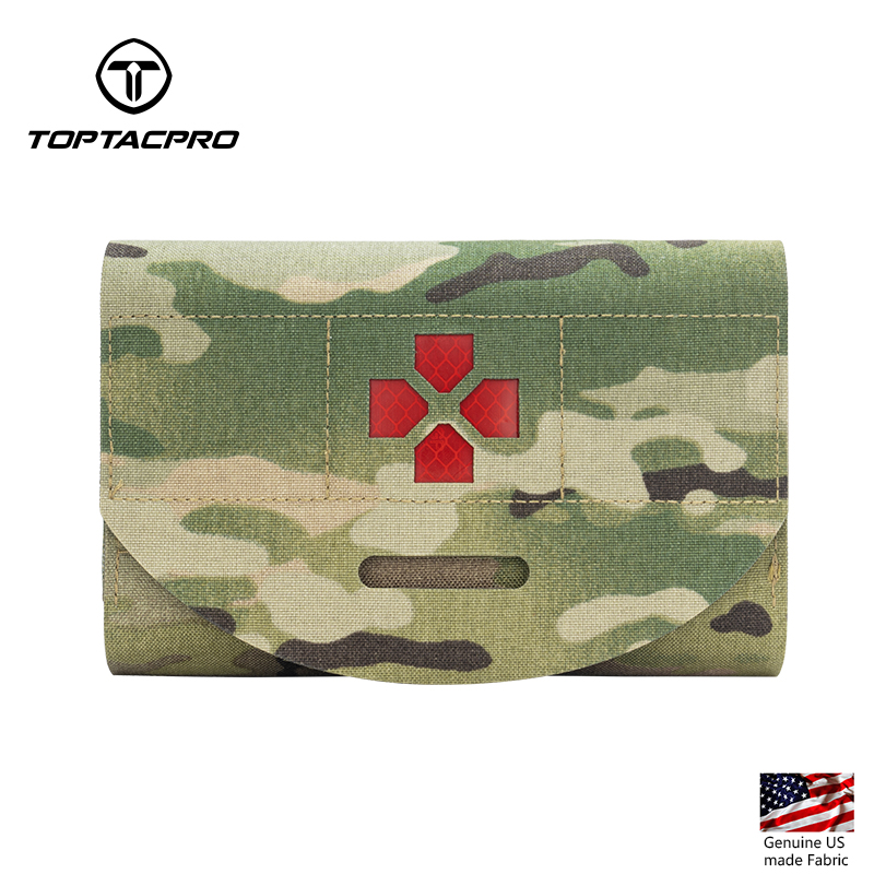 TOPTACPRO Tactical Medical Pouch MOLLE EMT First Aid Pouch IFAK Utility Pouch 8522