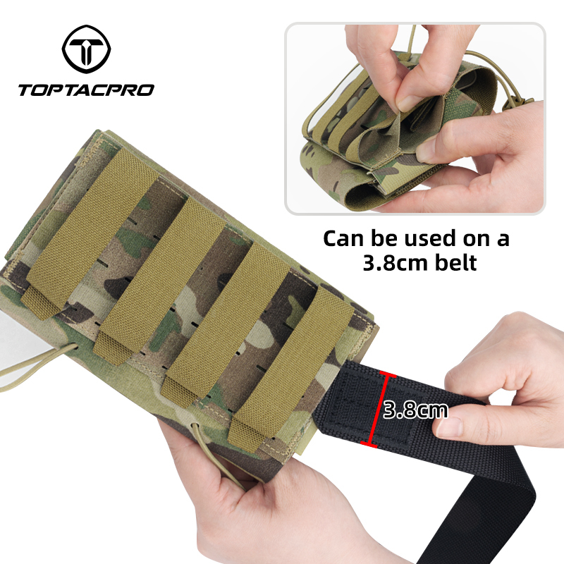TOPTACPRO Tactical Medical Pouch MOLLE EMT First Aid Pouch IFAK Utility Pouch 8522