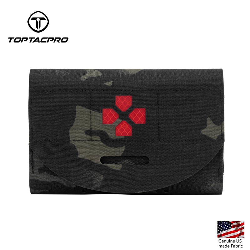 TOPTACPRO Tactical Medical Pouch MOLLE EMT First Aid Pouch IFAK Utility Pouch 8522