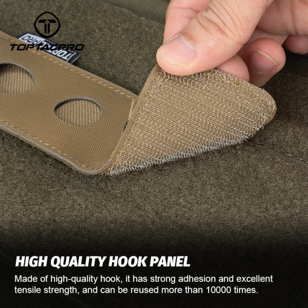 TOPTACPRO Tactical Glow Sticks Pouch Hook & Loop Light Sticks Bag 8523
