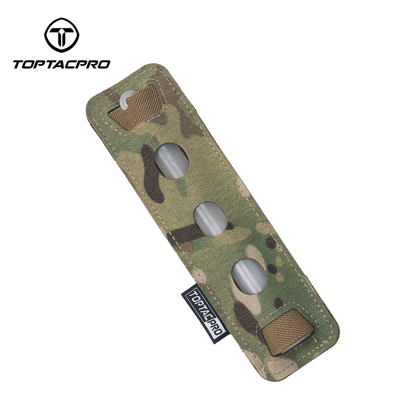 TOPTACPRO Tactical Glow Sticks Pouch Hook & Loop Light Sticks Bag 8523