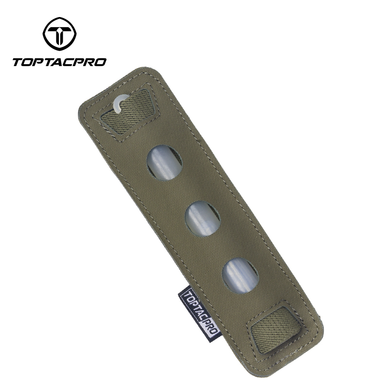 TOPTACPRO Tactical Glow Sticks Pouch Hook & Loop Light Sticks Bag 8523