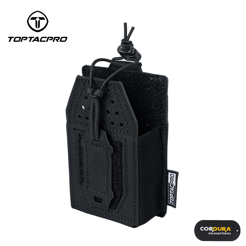TOPTACPRO Tactical Radio Pouch Walkie Talkies Military Outdoor Lightweight Molle Pouch 8524