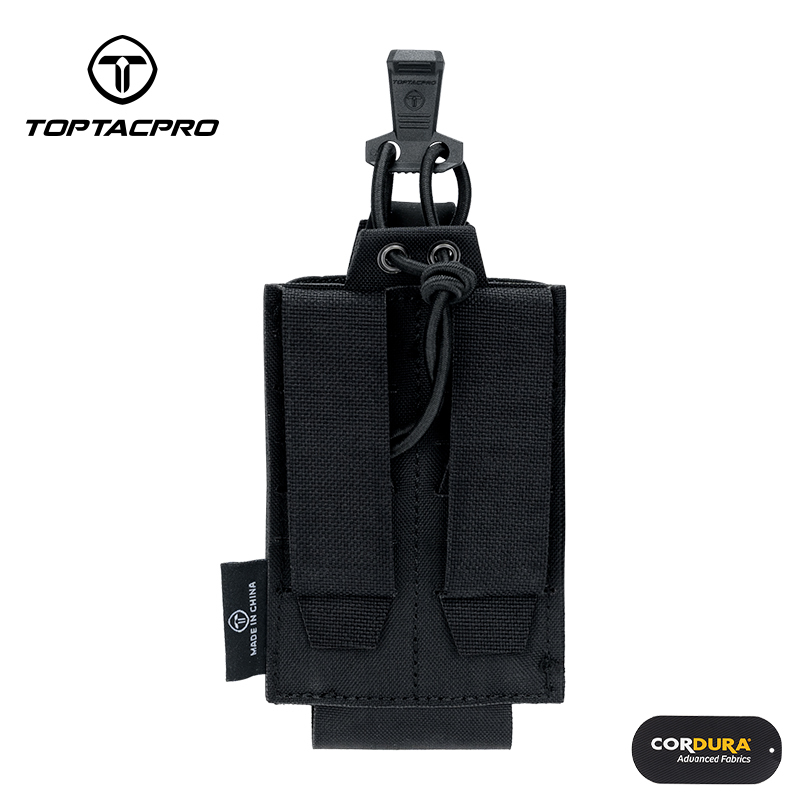 TOPTACPRO Tactical 556 Single Mag Pouch MOLLE Mag Holder 8527