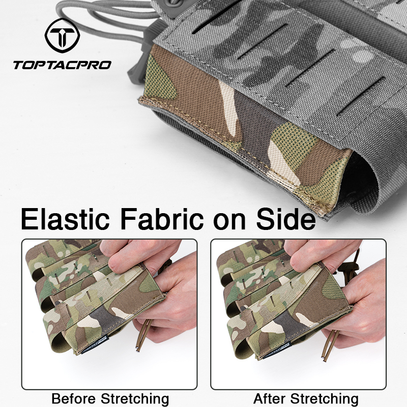 TOPTACPRO Tactical 556 Triple Mag Pouch Carrier Holder 8528
