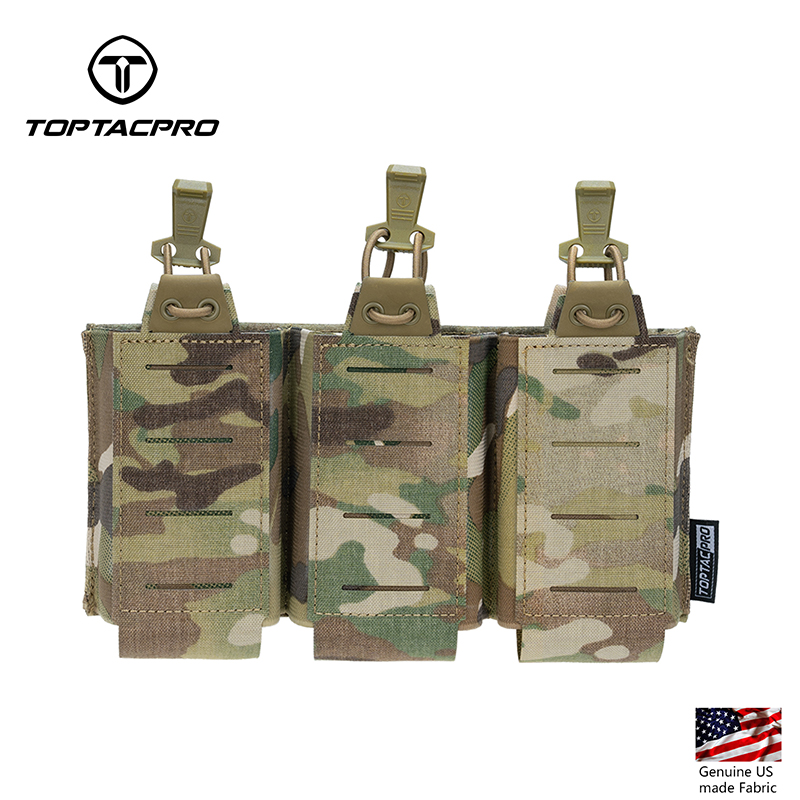 TOPTACPRO Tactical 556 Triple Mag Pouch Carrier Holder 8528