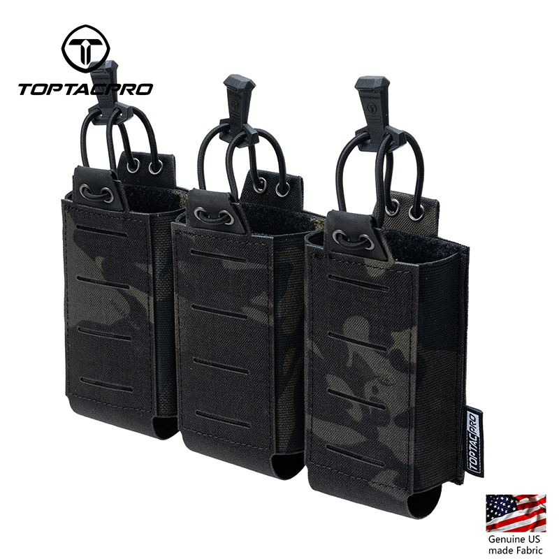 TOPTACPRO Tactical 556 Triple Mag Pouch Carrier Holder 8528