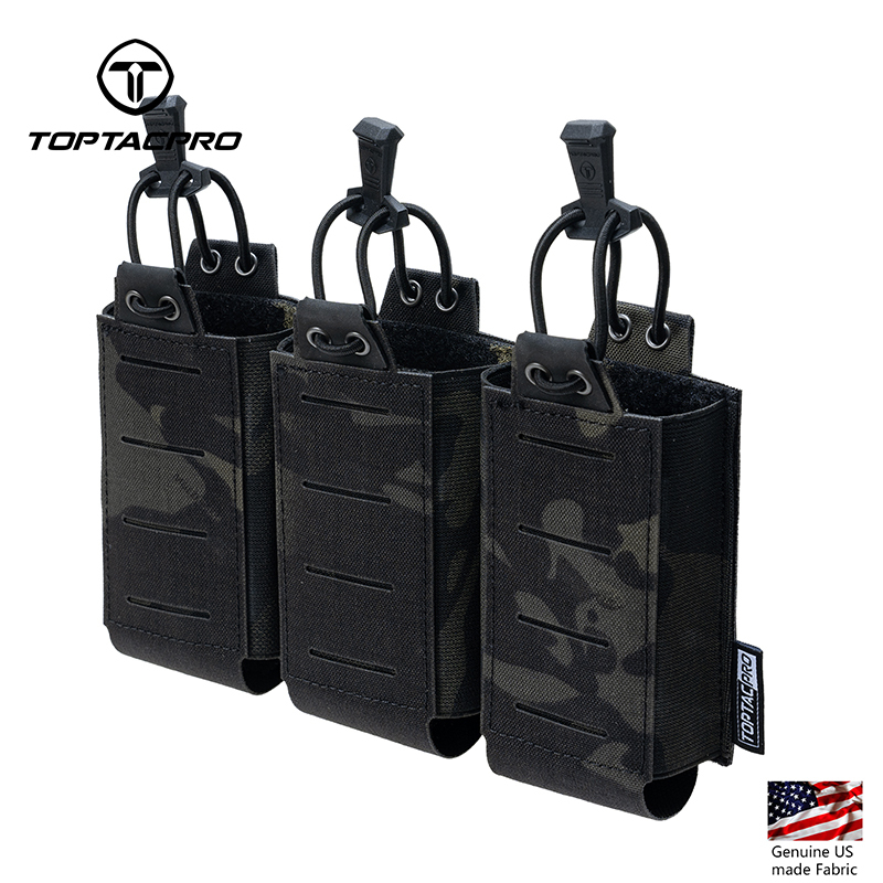 TOPTACPRO Tactical 556 Triple Mag Pouch Carrier Holder 8528