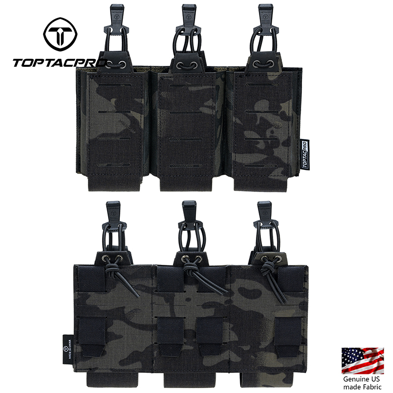 TOPTACPRO Tactical 556 Triple Mag Pouch Carrier Holder 8528