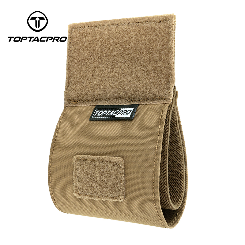 TOPTACPRO Tactical TQ Tournique Pouch Tournique Holder Hook&Loop Elastic Camo 8529