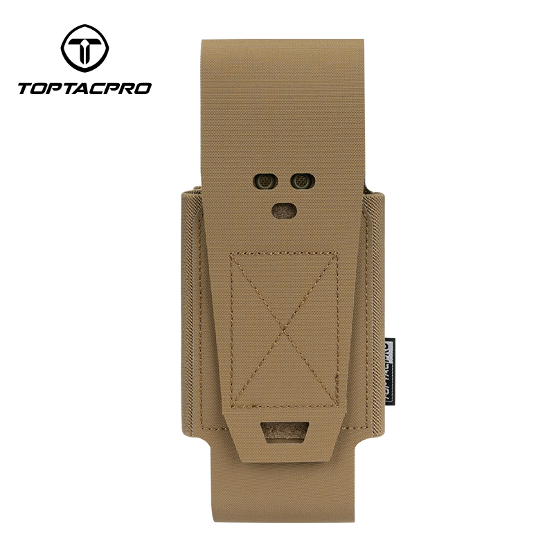 TOPTACPRO Tactical Double Mag Pouch MOLLE 556 Multi-function Pouch Mag Pouch Removable for 5.56/5.45 Mag 8530