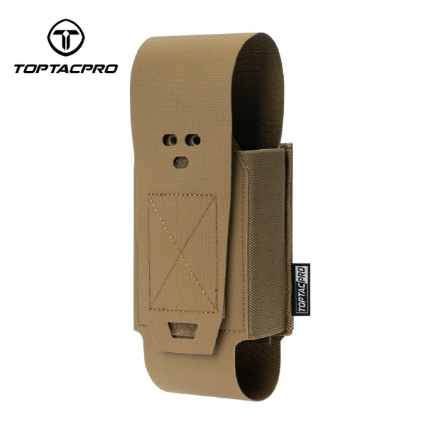 TOPTACPRO Tactical Double Mag Pouch MOLLE 556 Multi-function Pouch Mag Pouch Removable for 5.56/5.45 Mag 8530