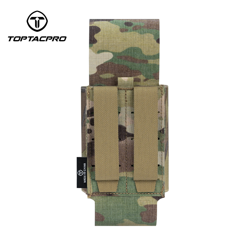 TOPTACPRO Tactical Double Mag Pouch Removable MOLLE for 5.56/5.45 Mag 8530