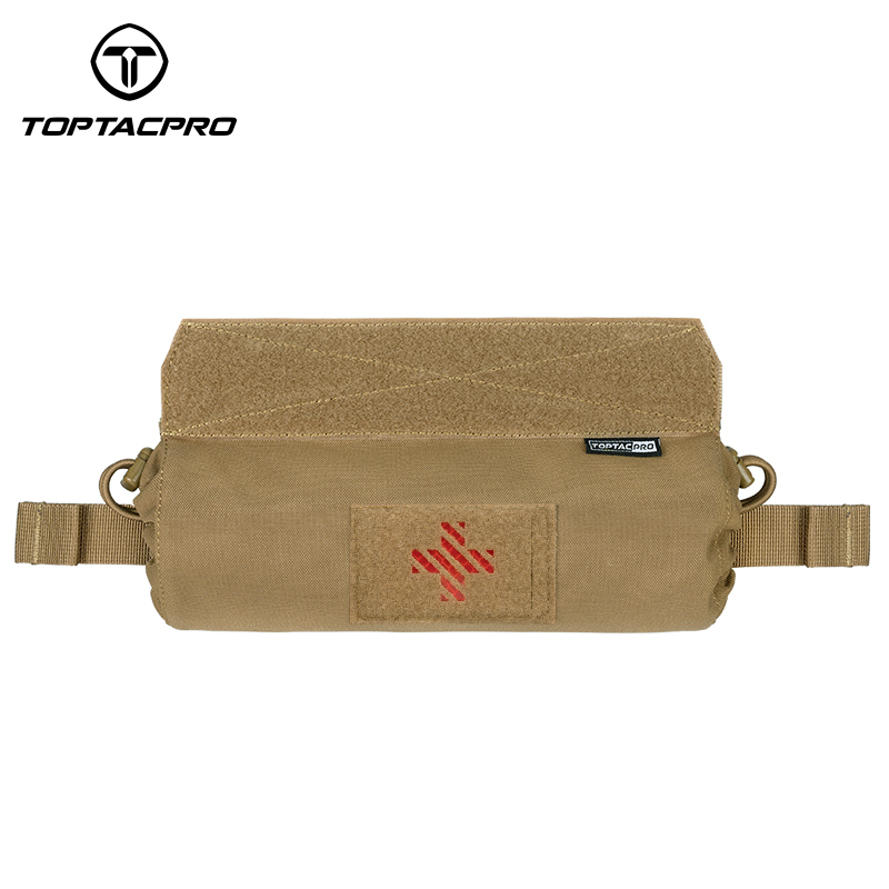 TOPTACPRO Tactical Roll 1 Trauma Pouch Medical Pouch IFAK First Aid Kit Pouch 8531