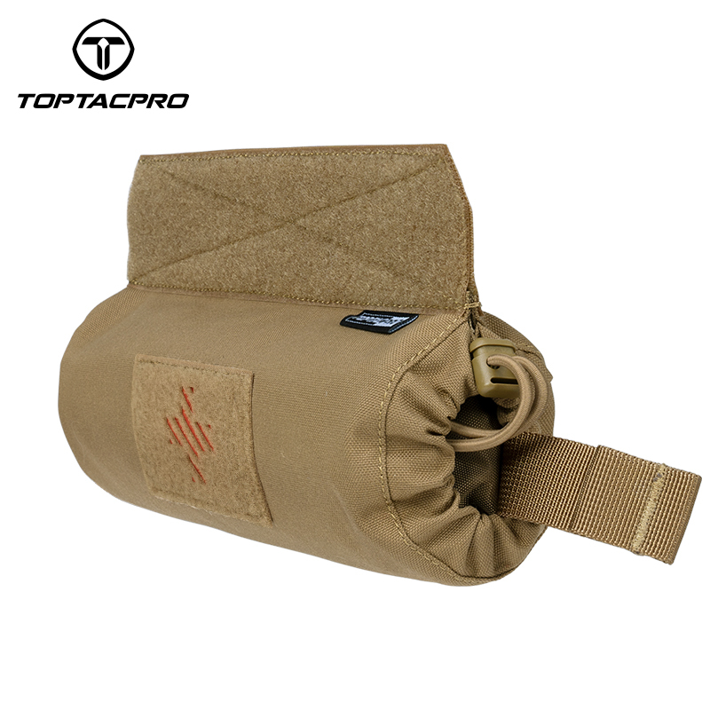 TOPTACPRO Tactical Roll 1 Trauma Pouch Medical Pouch IFAK First Aid Kit Pouch 8531