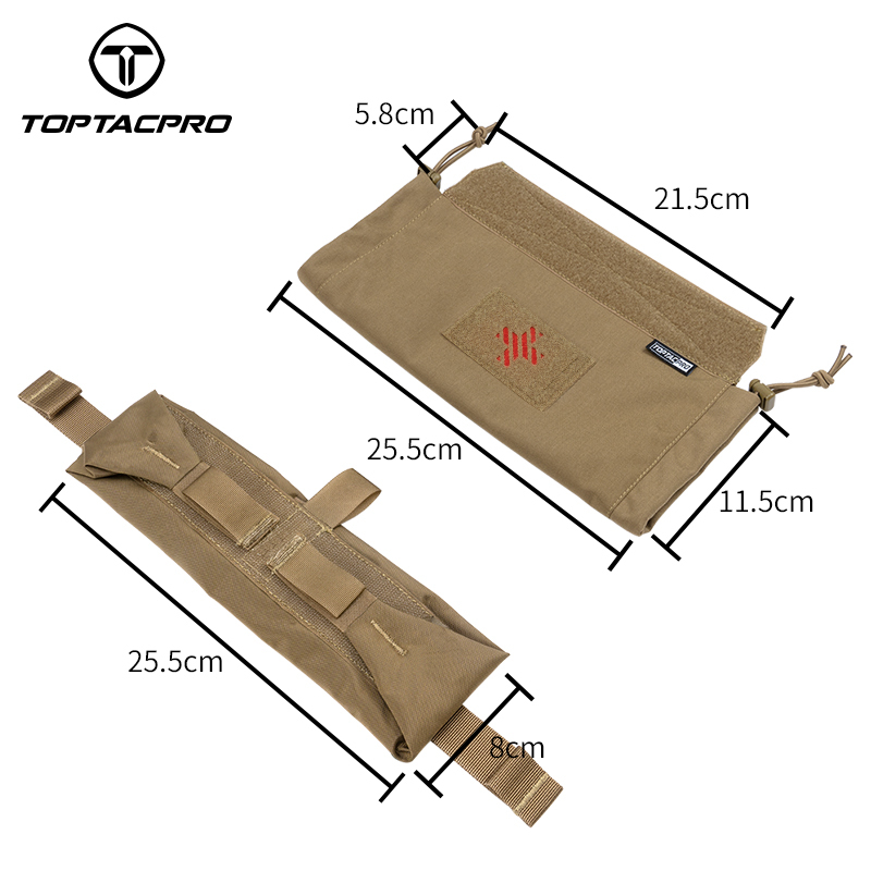 TOPTACPRO Tactical Medical Pouch Roll 1 Trauma EDC Pouch IFAK First Aid Kit Pouch 8531