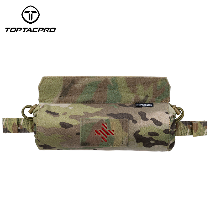 TOPTACPRO Tactical Medical Pouch Roll Trauma IFAK First Aid Kit
