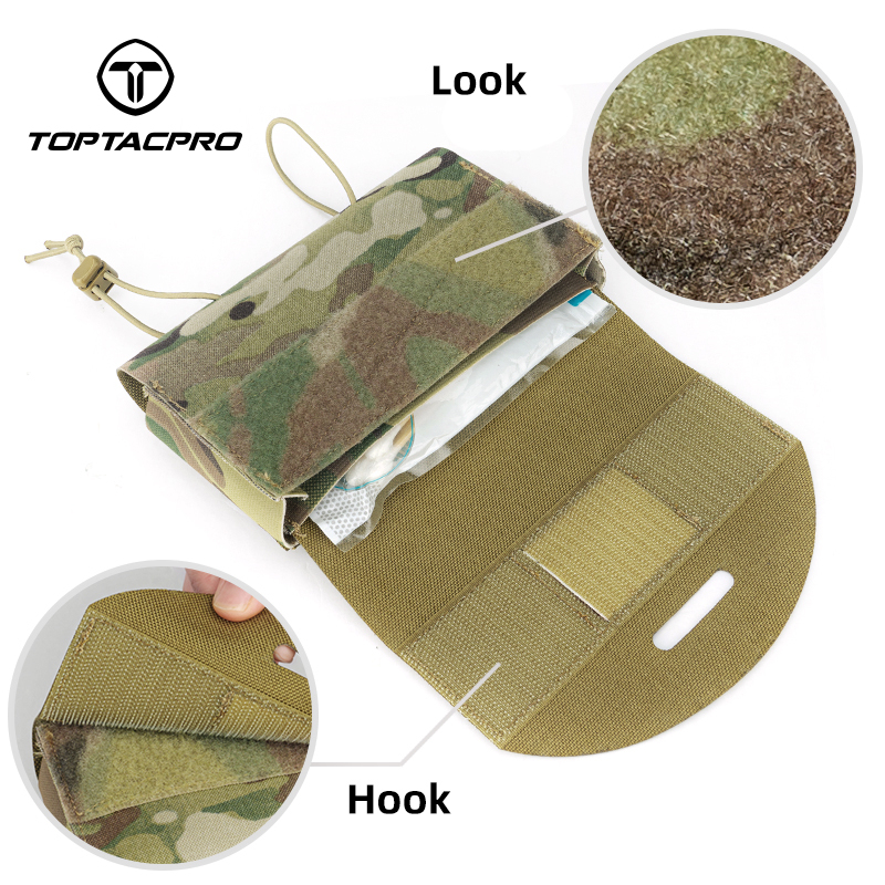 TOPTACPRO Tactical Quick Released Medical PouchMOLLE First Aid Kits 8532