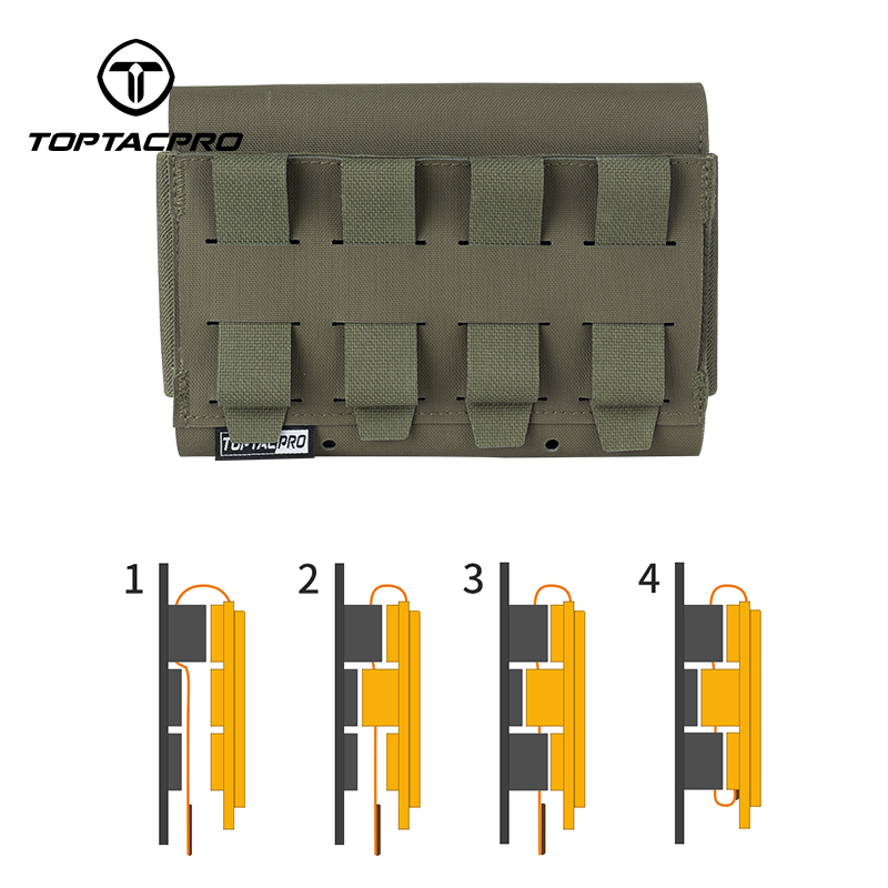 TOPTACPRO Tactical Quick Released Medical PouchMOLLE First Aid Kits 8532