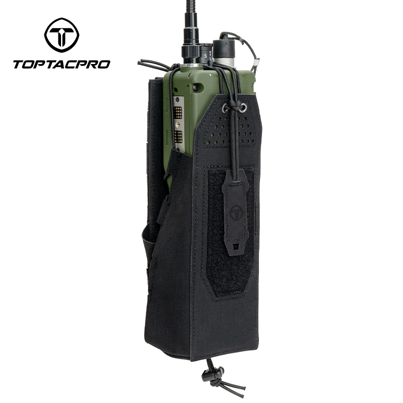 TOPTAPRO Tactical Radio Pouch for PRC148/152 MOLLE Walkie Talkies Radio Holder 8533