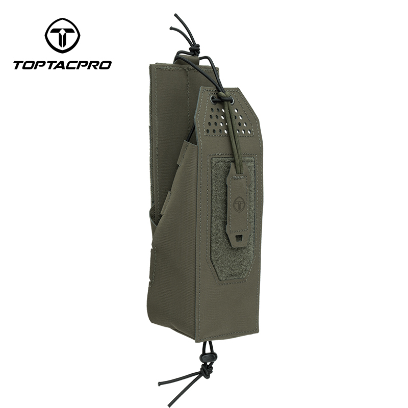 TOPTAPRO Tactical Radio Pouch for PRC148/152 MOLLE Walkie Talkies Radio Holder 8533