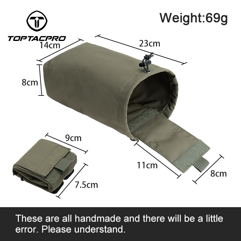 TOPTACPRO Tactical Mini Recycling Pouch Multi-function Tool Bag 8534