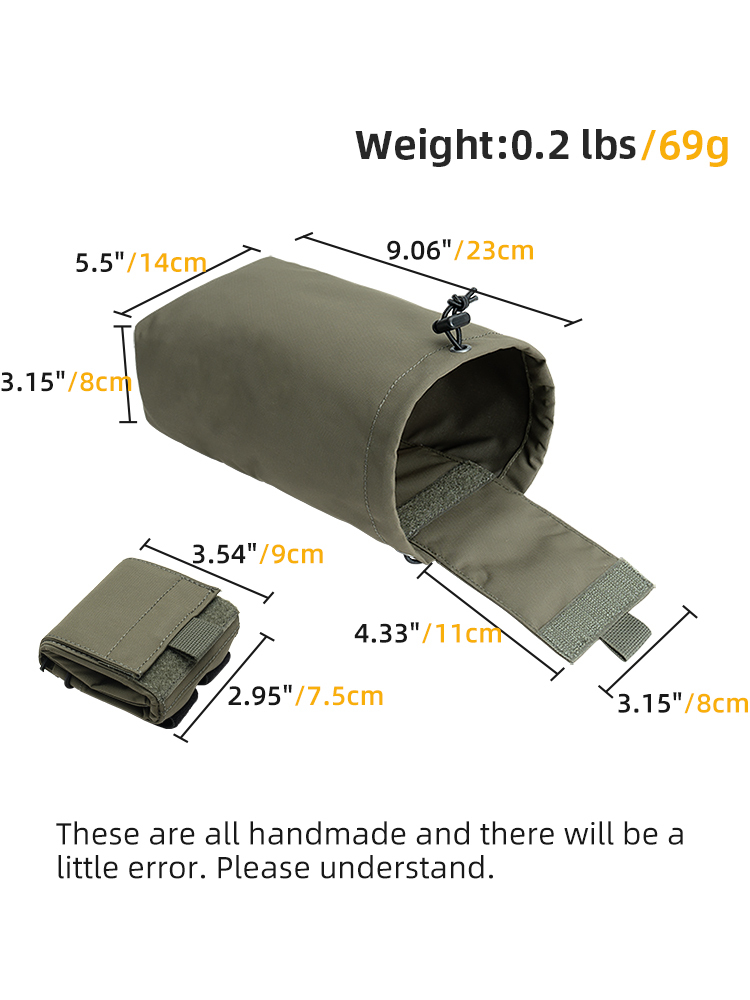 TOPTACPRO Tactical Mini Recycling Pouch Multi-function Tool Bag 8534