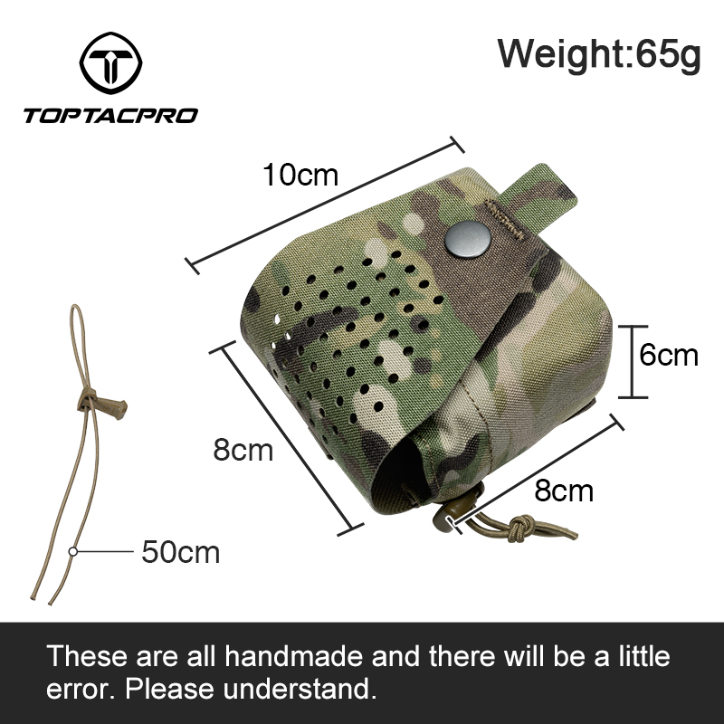 TOPTACPRO Tactical Tool Pouch MOLLE Multi-function Grenade Pouch 8535