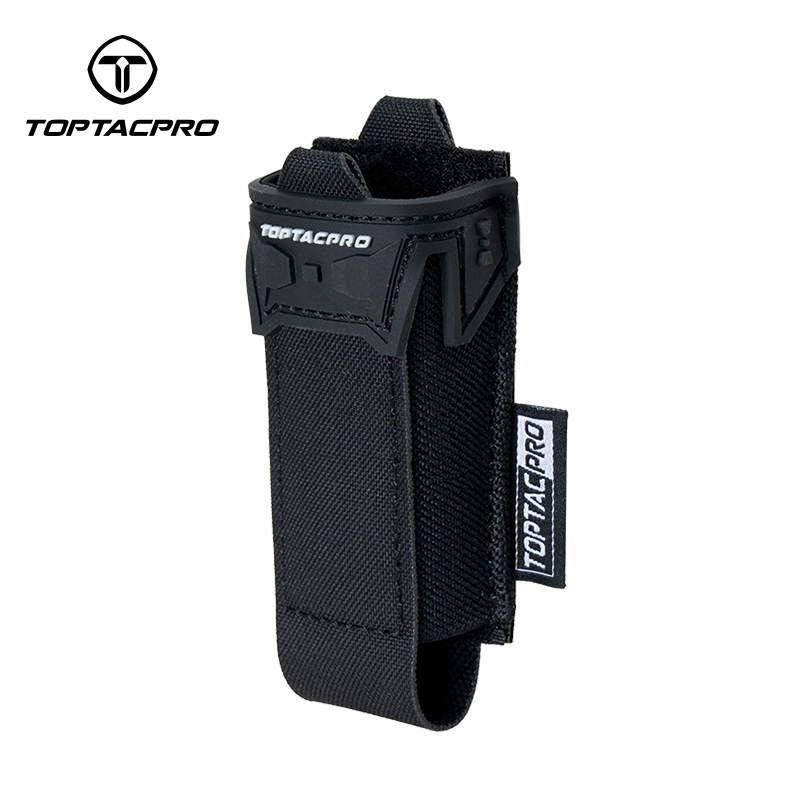 TOPTACPRO Tactical Single Mag Pouch 9mm Holder Cordura LSR MOLLE Strap 8536