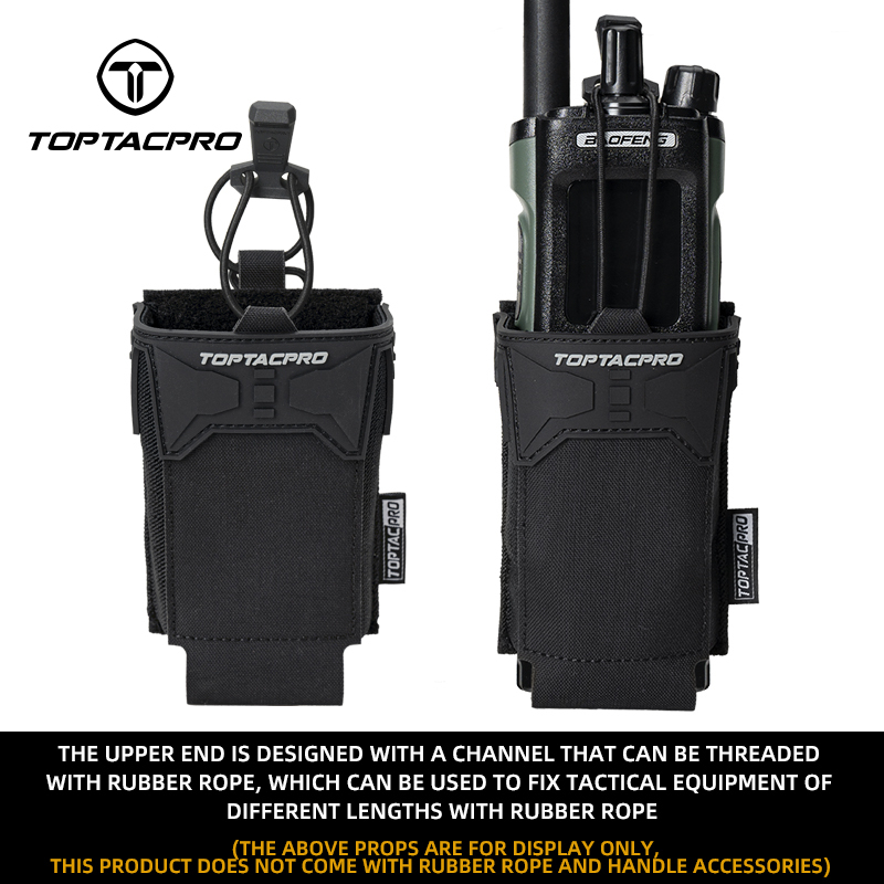 TOPTACPRO Tactical 556 Single Mag Pouch PVC Adhesive Seal 8537