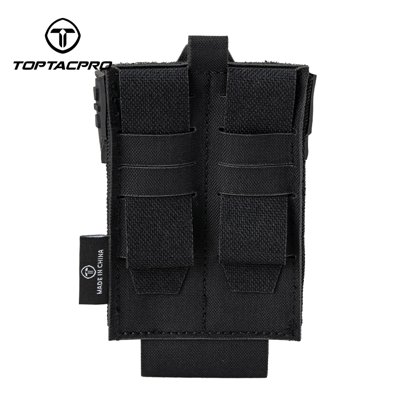 TOPTACPRO Tactical 556 Single Mag Pouch PVC Adhesive Seal 8537