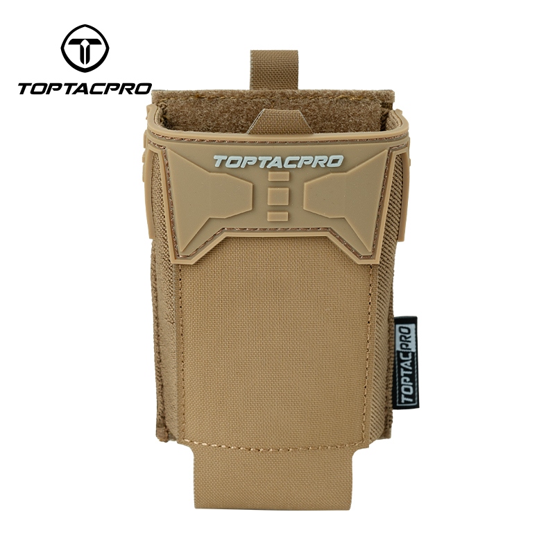 TOPTACPRO Tactical 556 Single Mag Pouch PVC Adhesive Seal 8537