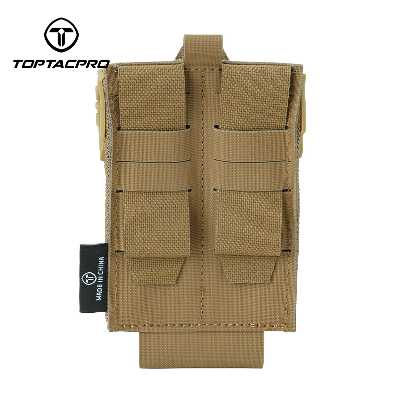 TOPTACPRO Tactical 556 Single Mag Pouch PVC Adhesive Seal 8537