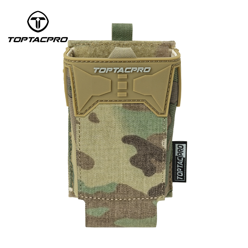 TOPTACPRO Tactical 556 Single Mag Pouch PVC Adhesive Seal 8537