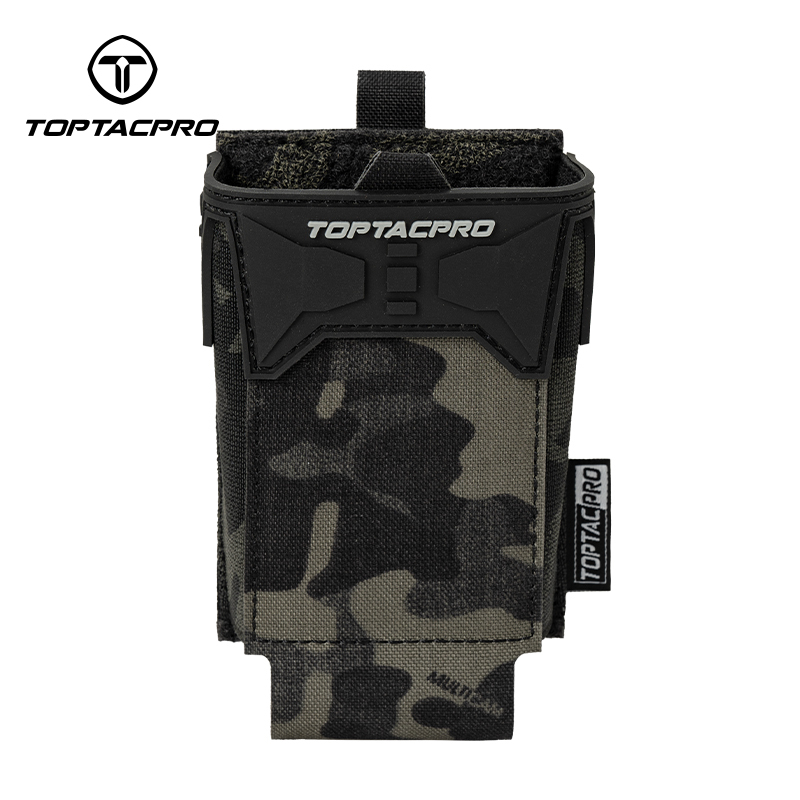TOPTACPRO Tactical 556 Single Mag Pouch PVC Adhesive Seal 8537