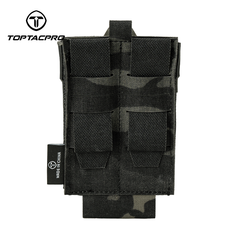 TOPTACPRO Tactical 556 Single Mag Pouch PVC Adhesive Seal 8537